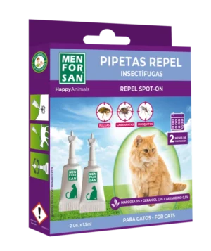 Anti-insect spot-ons for cats