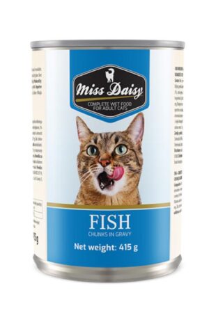 Miss Daisy fish in sauce 415g can for cats