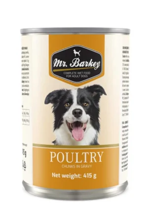 Mr. Barkey poultry in sauce 415g can for dogs