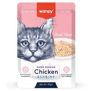 Wanpy Cat Wet Food With Chicken & Shrimp - 85G