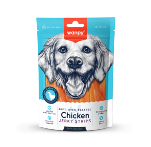 Wanpy Soft Chicken Jerky Strips 100g