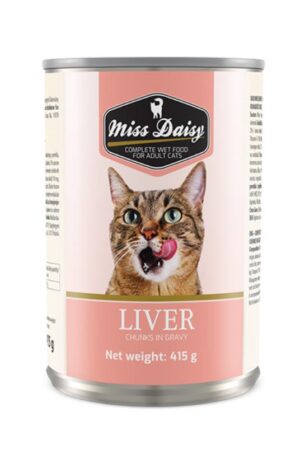 Miss Daisy Liver in sauce 415g can for cats