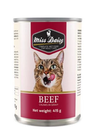 Miss Daisy beef in sauce 415g can for cats