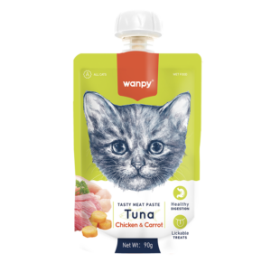 WANPY Tasty Meat Paste: Tuna + Chicken & Carrot For Cat